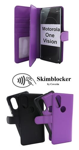 Coverin Skimblocker XL Magnet Wallet Motorola One Vision