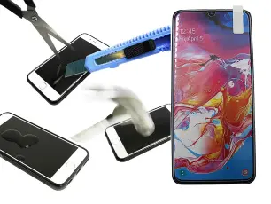 billigamobilskydd.se N&auml;yt&ouml;nsuoja karkaistusta lasista Samsung Galaxy A70 (A705F/DS)
