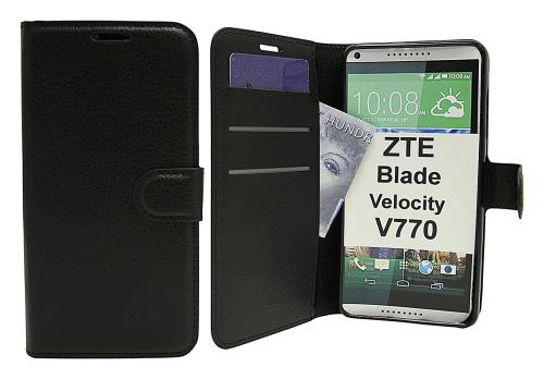 billigamobilskydd.se Jalusta Lompakkokotelo ZTE Blade Velocity V770