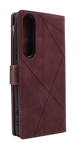 billigamobilskydd.se XL Standcase Luksuskotelo puhelimeen Sony Xperia 1 IV (XQ-CT54)