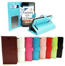 billigamobilskydd.se Crazy Horse Lompakko Lenovo C2 / Lenovo Vibe C2