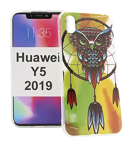 billigamobilskydd.se TPU-Designkotelo Huawei Y5 2019