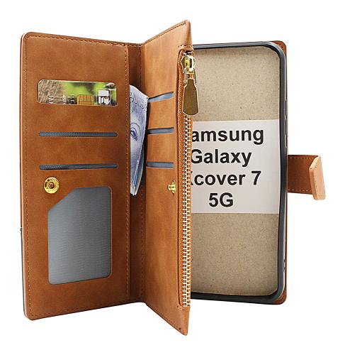 billigamobilskydd.se XL Standcase Luksuskotelo puhelimeen Samsung Galaxy Xcover7 5G (SM-G556B)