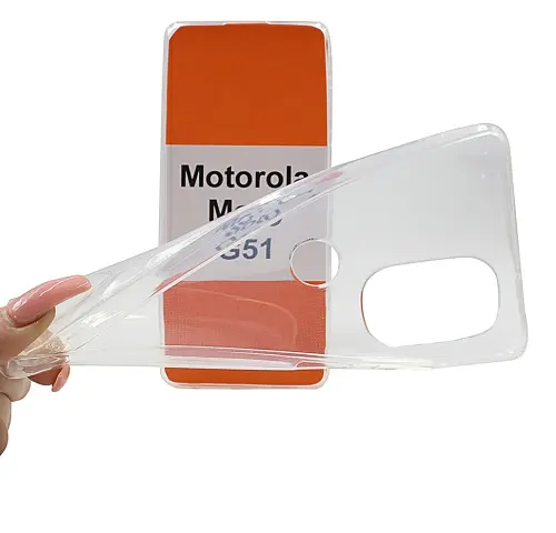 billigamobilskydd.se Ultra Thin TPU Kotelo Motorola Moto G51
