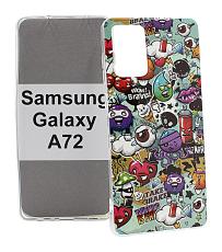 billigamobilskydd.se TPU-Designkotelo Samsung Galaxy A72 (A725F/DS)