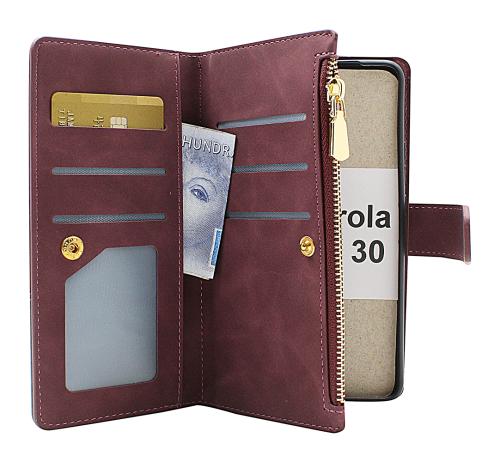 billigamobilskydd.se XL Standcase Luksuskotelo puhelimeen Motorola Edge 30