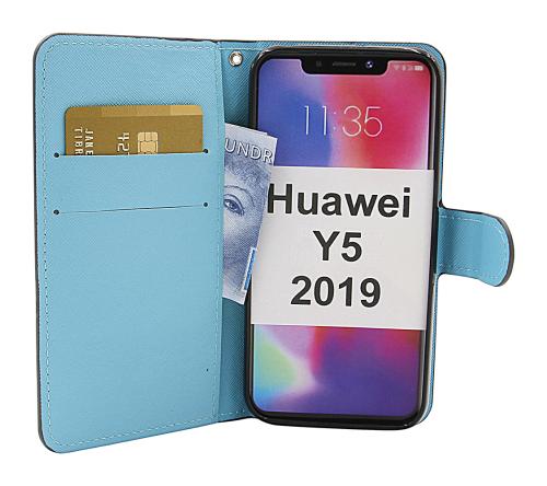 billigamobilskydd.se Kuviolompakko Huawei Y5 2019