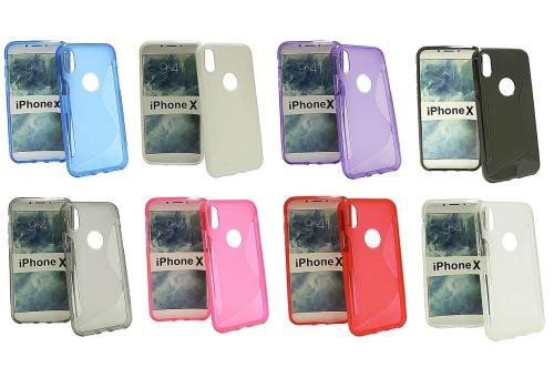 billigamobilskydd.se S-Line TPU-muovikotelo iPhone X/Xs