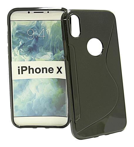 billigamobilskydd.se S-Line TPU-muovikotelo iPhone X/Xs