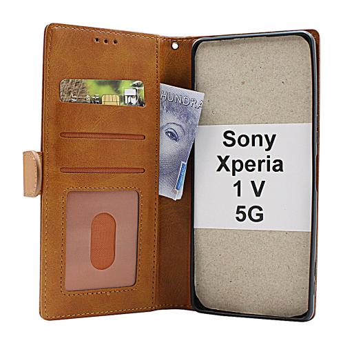 billigamobilskydd.se Zipper Standcase Wallet Sony Xperia 1 V 5G (XQ-DQ72)