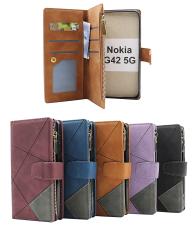 billigamobilskydd.se XL Standcase Luksuskotelo puhelimeen Nokia G42 5G