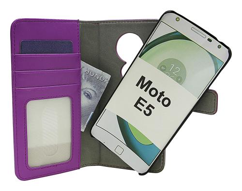 Coverin Skimblocker Magneettilompakko Motorola Moto E5 / Moto E (5th gen)