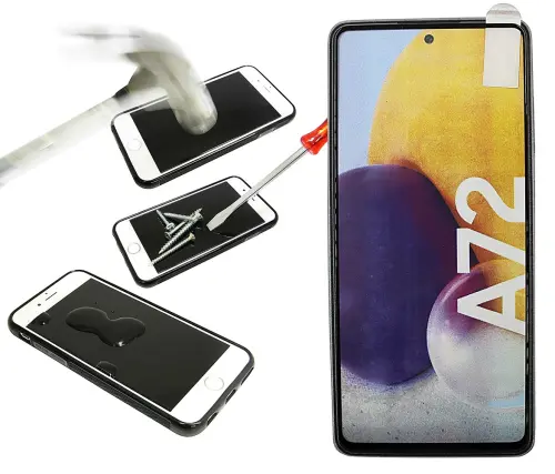 billigamobilskydd.se Näytönsuoja karkaistusta lasista Samsung Galaxy A72 (A725F/DS)