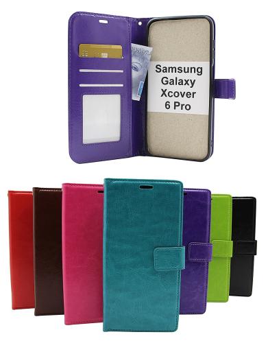 billigamobilskydd.se Crazy Horse Lompakko Samsung Galaxy XCover6 Pro 5G