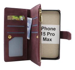 Coverin XL Standcase Luksuskotelo puhelimeen iPhone 15 Pro Max