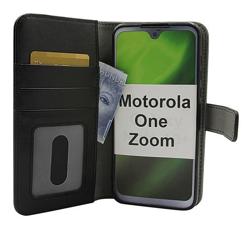 Coverin Skimblocker Magneettikotelo Motorola One Zoom