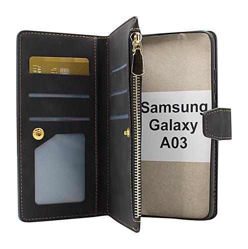 billigamobilskydd.se XL Standcase Luksuskotelo puhelimeen Samsung Galaxy A03 (A035G/DS)