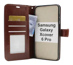 Coverin Crazy Horse Lompakko Samsung Galaxy XCover6 Pro 5G