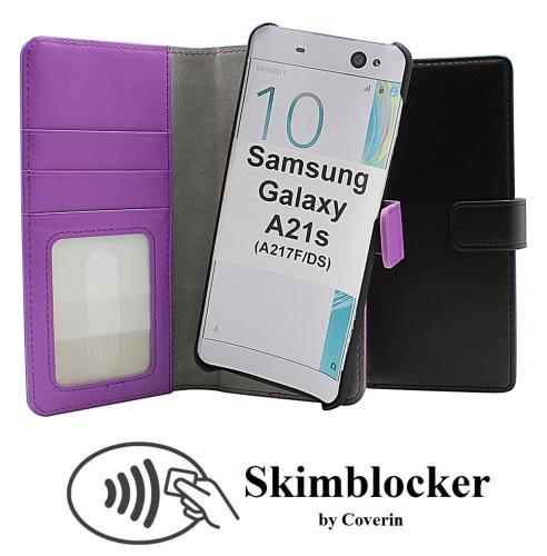 Coverin Skimblocker Magneettikotelo Samsung Galaxy A21s (A217F/DS)