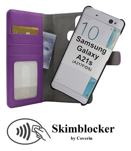 Coverin Skimblocker Magneettikotelo Samsung Galaxy A21s (A217F/DS)