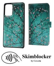 Coverin Skimblocker Design Magneettilompakko Samsung Galaxy A72 (A725F/DS)