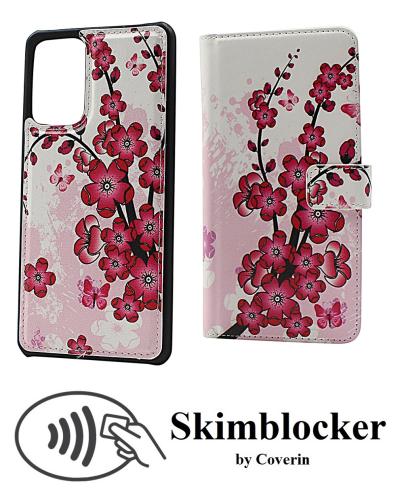 Coverin Skimblocker Design Magneettilompakko Samsung Galaxy A72 (A725F/DS)