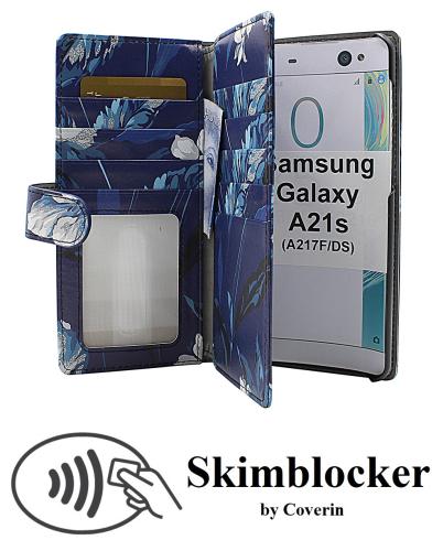 Coverin Skimblocker XL Designwallet Samsung Galaxy A21s (A217F/DS)