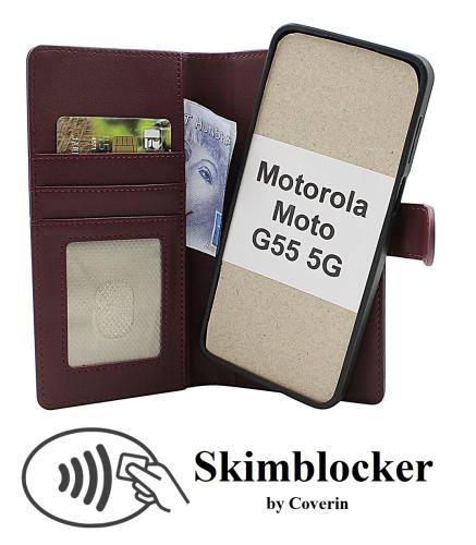 Coverin Skimblocker Motorola Moto G55 5G Magneetti Puhelimen Kuoret