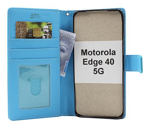 billigamobilskydd.se New Jalusta Lompakkokotelo Motorola Edge 40 5G