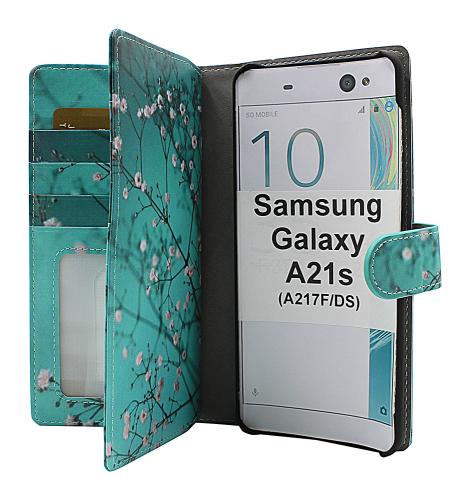 Coverin Skimblocker XL Magnet Designwallet Samsung Galaxy A21s (A217F/DS)