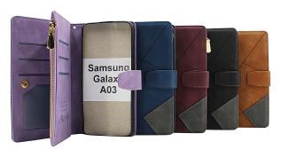 billigamobilskydd.se XL Standcase Luksuskotelo puhelimeen Samsung Galaxy A03 (A035G/DS)