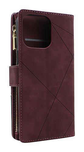 Coverin XL Standcase Luksuskotelo puhelimeen iPhone 15 Pro Max