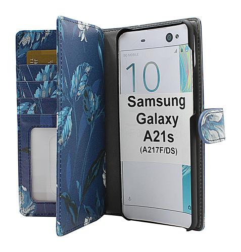Coverin Skimblocker XL Magnet Designwallet Samsung Galaxy A21s (A217F/DS)