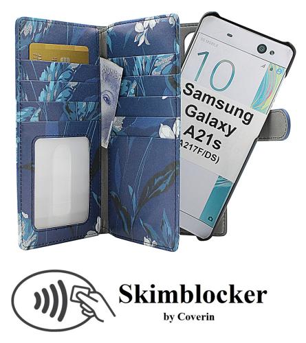 Coverin Skimblocker XL Magnet Designwallet Samsung Galaxy A21s (A217F/DS)
