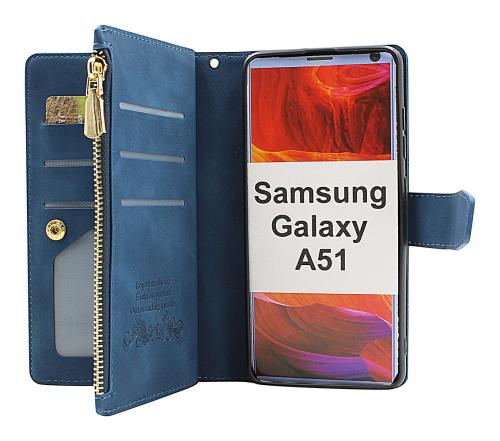 billigamobilskydd.se XL Standcase Luksuskotelo puhelimeen Samsung Galaxy A51 (A515F/DS)