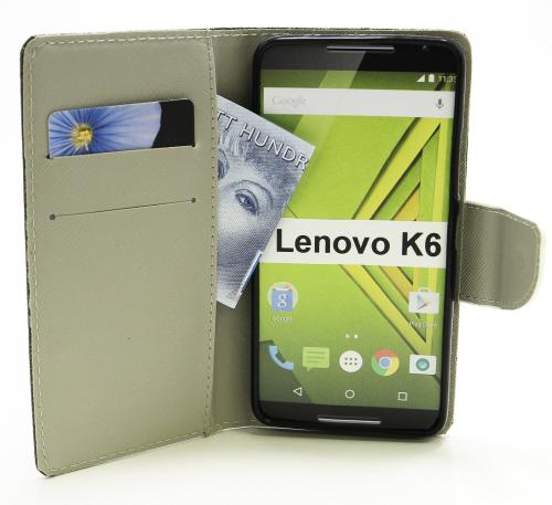 billigamobilskydd.se Kuviolompakko Lenovo K6