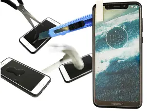 billigamobilskydd.se N&auml;yt&ouml;nsuoja karkaistusta lasista Motorola One
