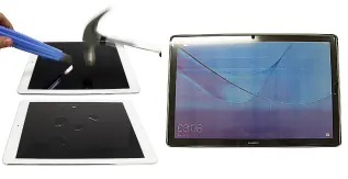 billigamobilskydd.se N&auml;yt&ouml;nsuoja karkaistusta lasista Huawei MediaPad M5 10.8