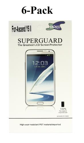 billigamobilskydd.se Kuuden kappaleen näytönsuojakalvopakett Huawei Y5 II