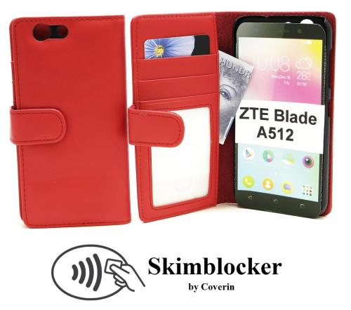 Coverin Skimblocker Lompakkokotelot ZTE Blade A512