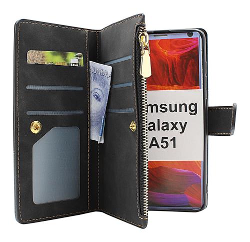 billigamobilskydd.se XL Standcase Luksuskotelo puhelimeen Samsung Galaxy A51 (A515F/DS)