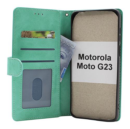 billigamobilskydd.se Zipper Standcase Wallet Motorola Moto G23