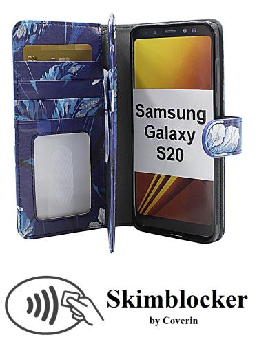 Coverin Skimblocker XL Magnet Designwallet Samsung Galaxy S20 (G980F)