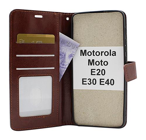 billigamobilskydd.se Crazy Horse Lompakko Motorola Moto E20 / E30 / E40