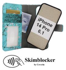 Coverin Skimblocker Design Magneettilompakko iPhone 14 Pro (6.1)