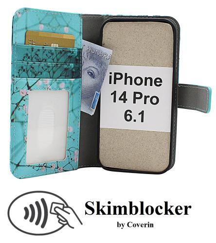 Coverin Skimblocker Design Magneettilompakko iPhone 14 Pro (6.1)