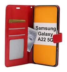 Coverin Crazy Horse Lompakko Samsung Galaxy A22 5G (SM-A226B)