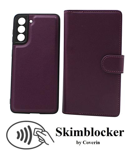 Coverin Skimblocker Samsung Galaxy S21 5G (G991B) XL Magneetti Puhelimen Kuoret