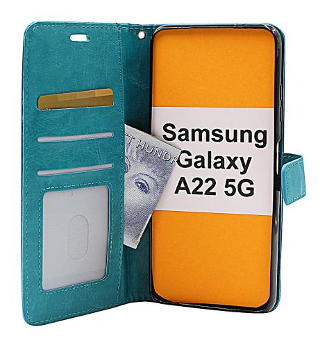 billigamobilskydd.se Crazy Horse Lompakko Samsung Galaxy A22 5G (SM-A226B)
