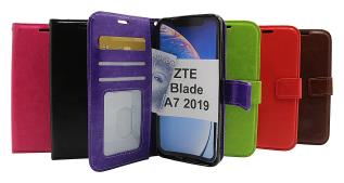 billigamobilskydd.se Crazy Horse Lompakko ZTE Blade A7 2019